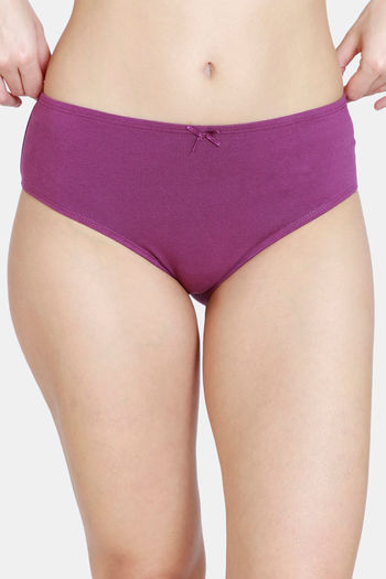 Buy Marks & Spencer Medium Rise Three-Fourth Coverage Hipster Panty - Grey  Marl at Rs.549 online