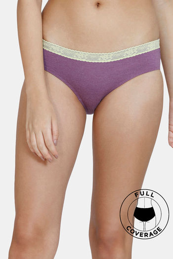 Buy Zivame Happy Basics Low Rise Full Coverage Hipster Panty