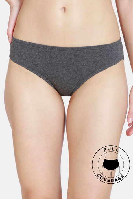 Buy Zivame Pixel Play Low Rise Full Coverage Bikini Panty - Anthracite at  Rs.274 online