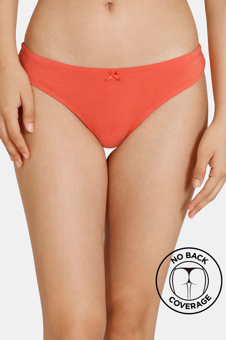 Buy Zivame Low Rise Zero Coverage Thong - Fig - Purple online