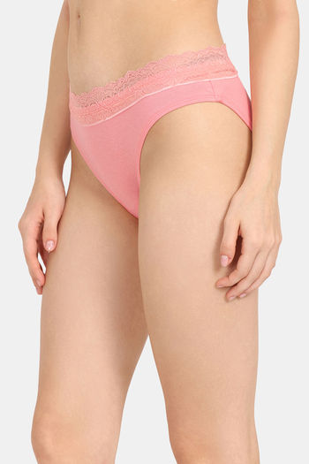 Buy Zivame Low Rise Full Coverage Bikini Panty - Strawberry Ice at Rs.194  online