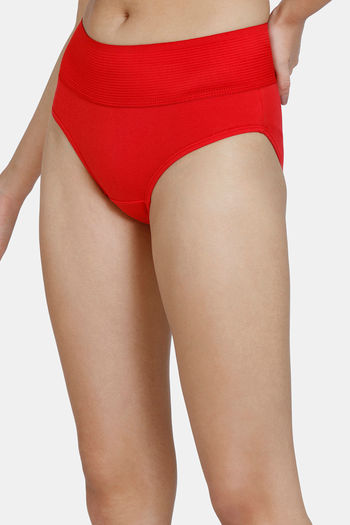 Buy Zivame Anti-Microbial High Rise Full Coverage Tummy Tucker Hipster  Panty (Pack of 2) - Assorted at Rs.384 online