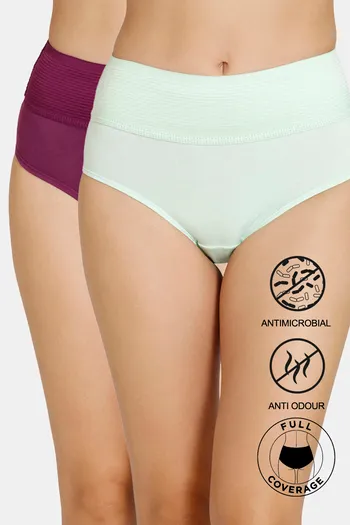 Buy Zivame Anti-microbial Full Coverage Tummy Tucker Hipster Panty