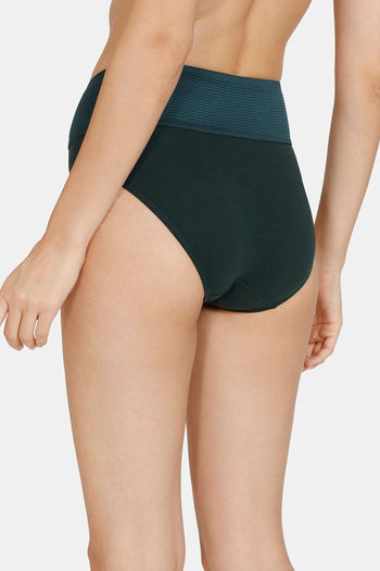 Buy Zivame Anti-Microbial High Rise Full Coverage Tummy Tucker Hipster  Panty (Pack of 2) - Assorted at Rs.454 online