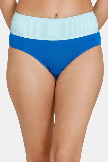 Buy Bz Stall Women's Pack of 1 Full Comfortable Cotton Blend Chami Bra Panty  Set (Blue); Size :-28 - GJNEMP at