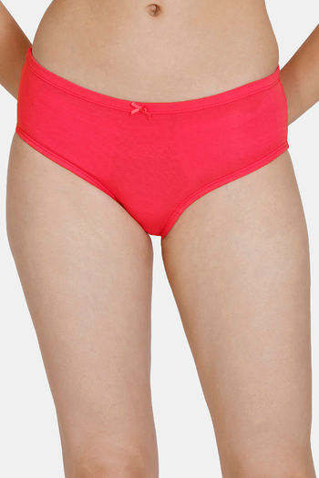 Buy Zivame Anti-Microbial Low Rise Full Coverage Hipster Panty (Pack of 3)  - Assorted at Rs.799 online