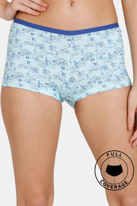 Buy Zivame Tom & Jerry Low Rise Full Coverage Boyshort Panty - Clearwater