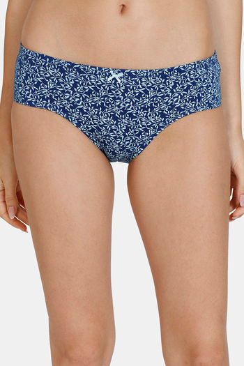 Buy Zivame Anti-Microbial Low Rise Full Coverage Hipster Panty (Pack of 3)  - Assorted at Rs.799 online