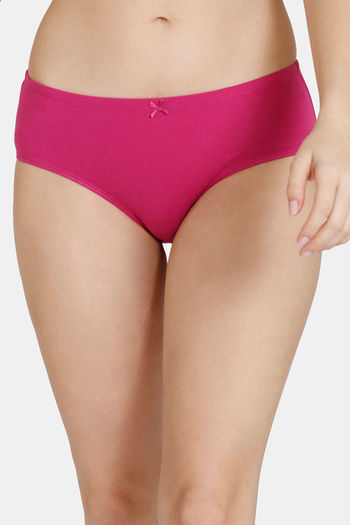 Buy Zivame Anti-Microbial Low Rise Full Coverage Hipster Panty (Pack of 3)  - Assorted at Rs.320 online