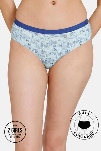 Buy Zivame Girls Tom & Jerry Low Rise Full Coverage Hipster Panty - Clearwater
