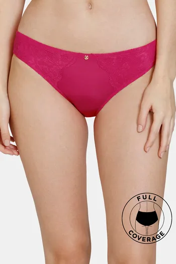 Buy Zivame Marshmallow Low Rise Full Coverage Bikini Panty - Jazzy