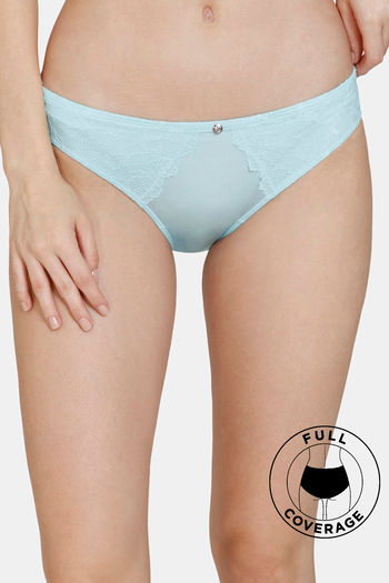 Buy Zivame Marshmallow Low Rise Full Coverage Bikini Panty - Plume