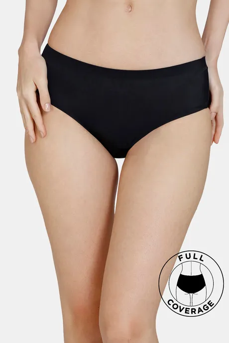 Buy Zivame Low Rise Full Coverage No Visible Panty Line Hipster -  Anthracite at Rs.445 online