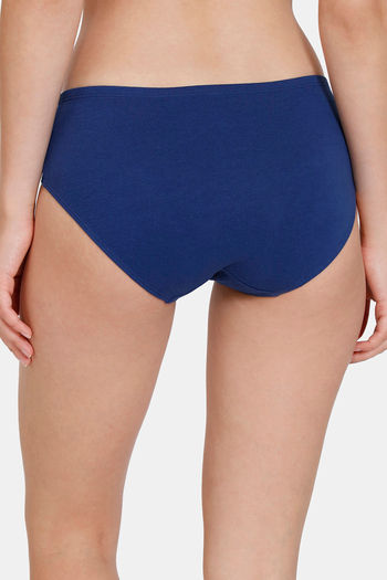 Buy Zivame Anti-Microbial Low Rise Full Coverage Hipster Panty (Pack of 3)  - Assorted at Rs.799 online