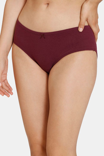 Buy Zivame Anti-Microbial Medium Rise Full Coverage Hipster Panty (Pack of  5) - Assorted at Rs.1645 online