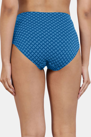 Cacique Full Net Blue Luxurious Hipster Panty /intimates/Apparels