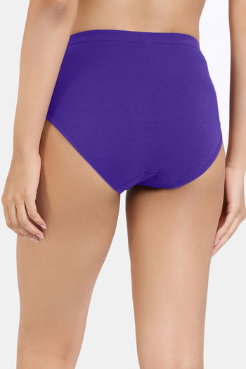 Buy Zivame Anti-Microbial Medium Rise Full Coverage Hipster Panty (Pack of 3)  - Assorted at Rs.799 online