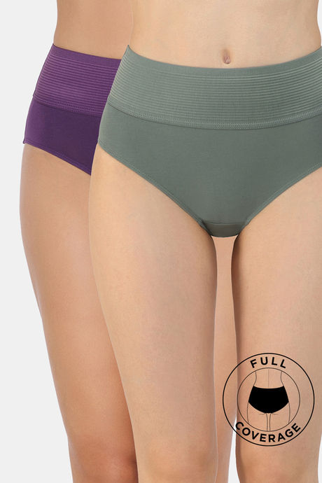 Buy Zivame High Rise Full Coverage Tummy Tucker Hipster Panty