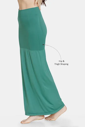 Buy Zivame All Day Flared Mermaid Saree Shapewear - Green at Rs.583 online