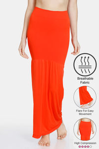 Buy Zivame High Compression Flared Mermaid Saree Shapewear- Orange