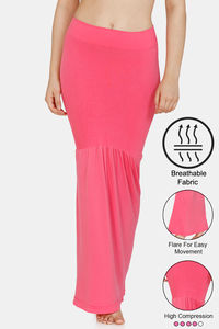 Buy Zivame High Compression Flared Mermaid Saree Shapewear- Pink