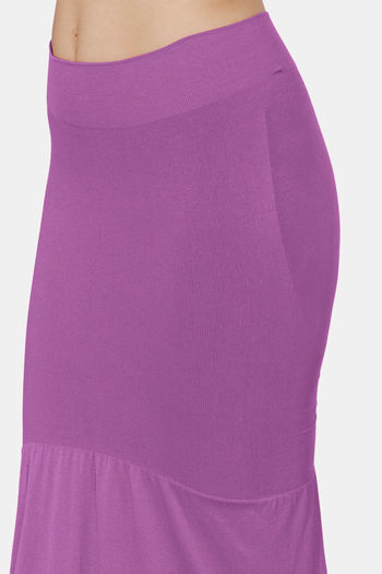Purple Women's Saree Shapewear Blended Mermaid Petticoat Stitched Lehenga  Women Strechable Sari Skirt for Bridesmaid Solid Plain Skirt -  New  Zealand