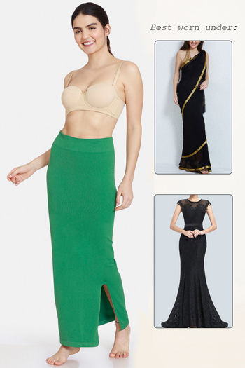 Buy Zivame All Day Seamless Slit Mermaid Saree Shapewear - Skin at Rs.648  online