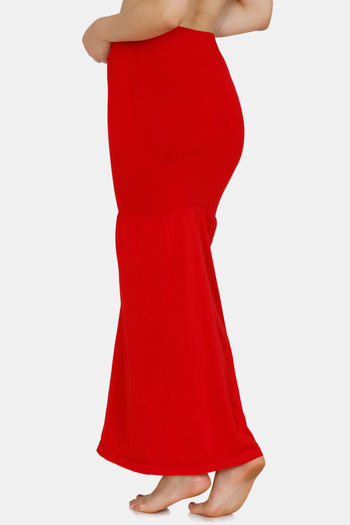 Buy Zivame All Day Slit Mermaid Saree Shapewear - Red Bud at Rs.907 online