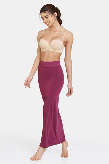 Buy Zivame All Day Flared Mermaid Saree Shapewear - Purple at Rs.583 online