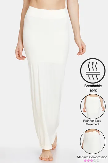 Buy Zivame All Day Seamless Slit Mermaid Saree Shapewear - Ivory at Rs.648  online