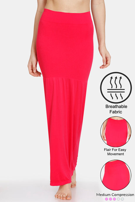 Buy Zivame All Day Seamless Mermaid Saree Shapewear - Tango Red at