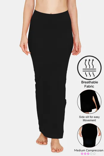 Buy Aspora Womens Lycra Solid Saree Shapewear Petticoat Shaper (Rama  Green_XX-Large) at