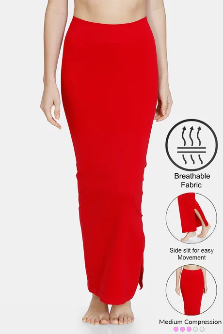 Buy Zivame All Day Seamless Mermaid Saree Shapewear - Tango Red at