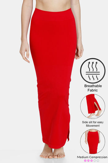 Buy Zivame Seamless All Day Mermaid Saree Shapewear - Tango Red