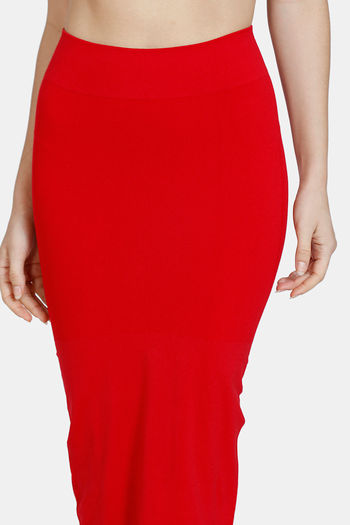 Buy Zivame All Day Slit Mermaid Saree Shapewear - Red Bud at Rs.907 online