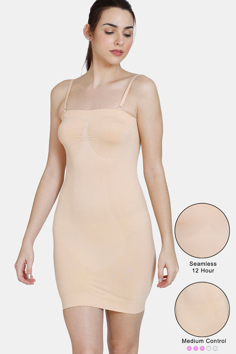 Zivame All Day Seamless Shaping Dress - Skin