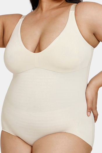 Buy Zivame All Day Light Weight Shaping Bodysuit - Oyster White at Rs.1557  online