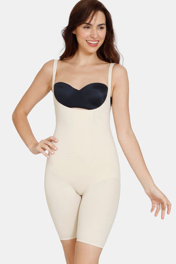 Buy Zivame High Compression Shaping Dress - Oyster White at Rs