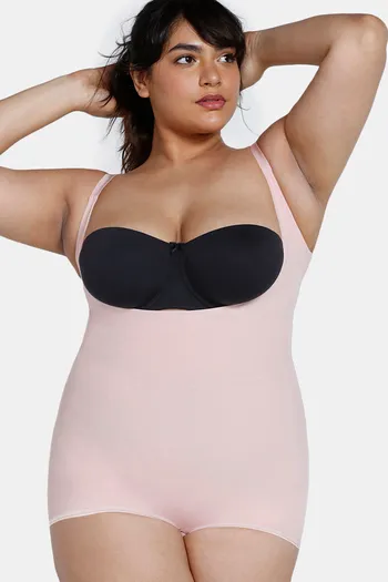 Buy Zivame Post-Surgical Body Shaping Mid-Thigh Bodysuit-Skin at Rs.5995  online
