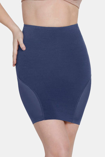 Buy Zivame All Day Short Length Shaping Skirt - Sepia Rose Online