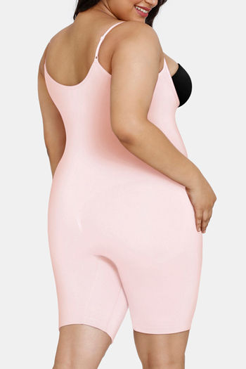 Buy Zivame All Day Seamless Knee Length Bodysuit - Crystal Rose at