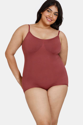Buy Zivame All Day Seamless Bodysuit - Wild Ginger at Rs.1557 online