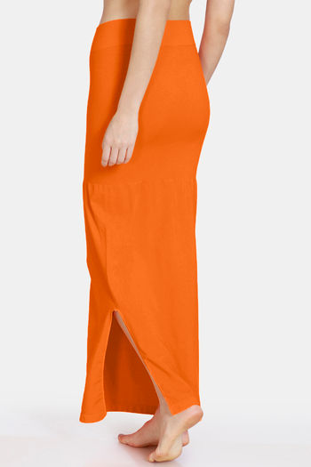Buy Zivame All Day Seamless Mermaid Saree Shapewear With Removable Drawcord  - Orange1 at Rs.1119 online