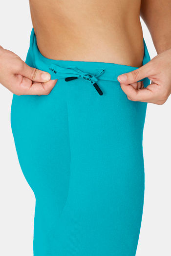 Buy Zivame All Day Seamless Mermaid Saree Shapewear With Removable Drawcord  - Turq Blue at Rs.907 online