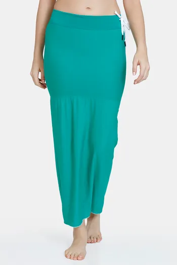 Traditional Flare Saree Shapewear Petticoat Color Green Size Large