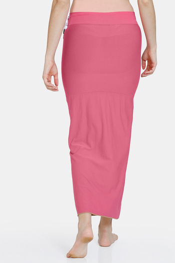 Zivame Mermaid Saree Shapewear With Flare - Pink (M)