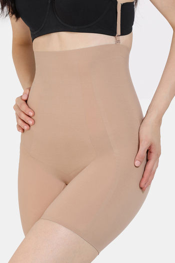 Buy Zivame All Day Highwaist Thigh Shaper- Skin at Rs.1616 online