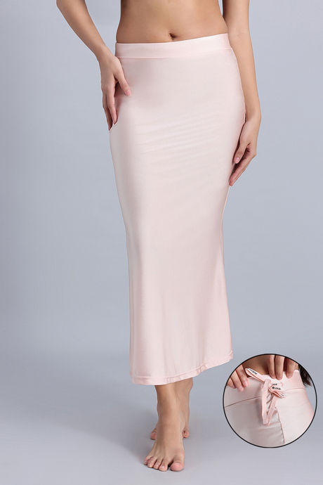 Zivame Shimmer Stretchy Saree Underskirt - Sepia Rose