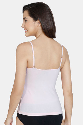 Buy Zivame Girls Knit Cotton Camisole - Snow White at Rs.299 online
