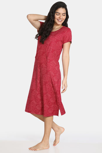 mid calf length night dress
